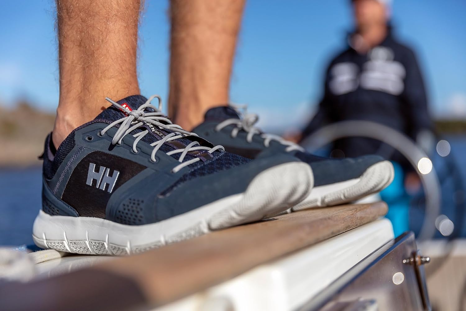 Helly Hansen Homme Chaussures de Voile Skagen F-1 Offshore 41.5 EU Bleu Marine