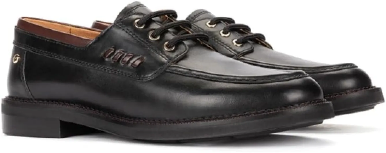 Pikolinos Deva Chaussures Bateau Femme - Cuir - Ultra-léger - Noir