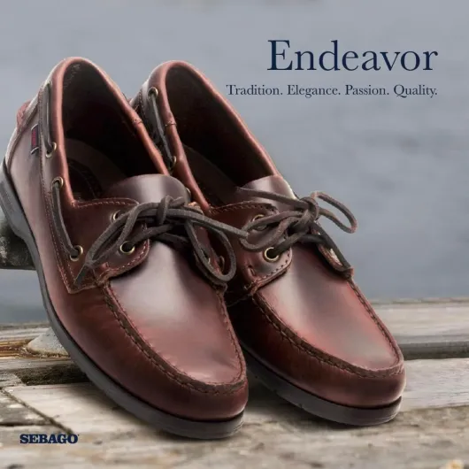 Sebago Endeavor Chaussures bateauHomme 45 EU Marron Brown Gum 925