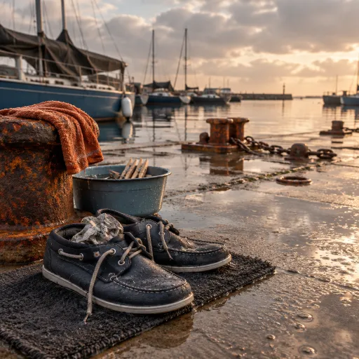 Chaussures bateau trempées par la pluie : les bons gestes pour les sécher sans les ruiner
