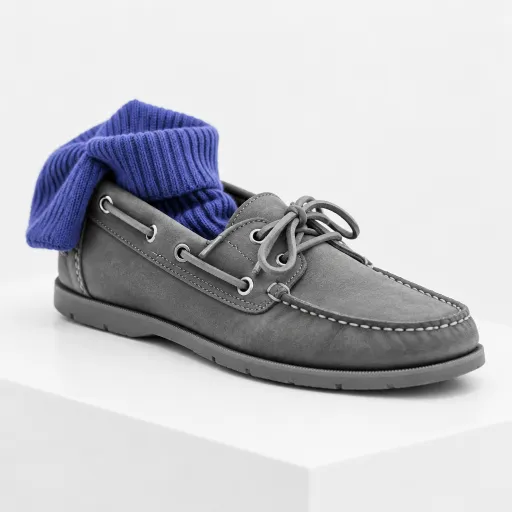 Chaussure bateau et chaussettes : le duo qui prolonge la saison quand l'air fraîchit