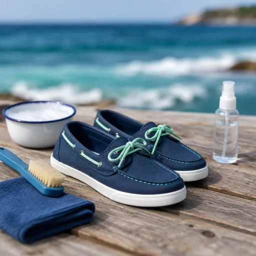 Entretenir ses chaussures bateau en toile : garder une paire impeccable tout l'été