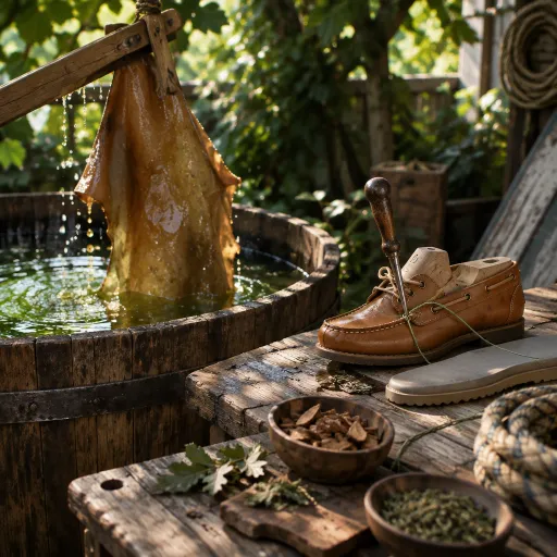 Cuir tanné végétal et chaussure bateau : promesse écologique ou argument marketing ?