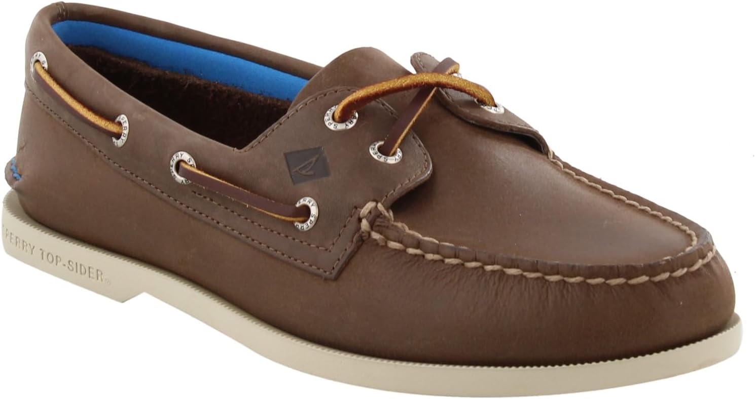 Sperry Homme A/O 2-Eye Plush Chaussure Bateau 44 EU Brown