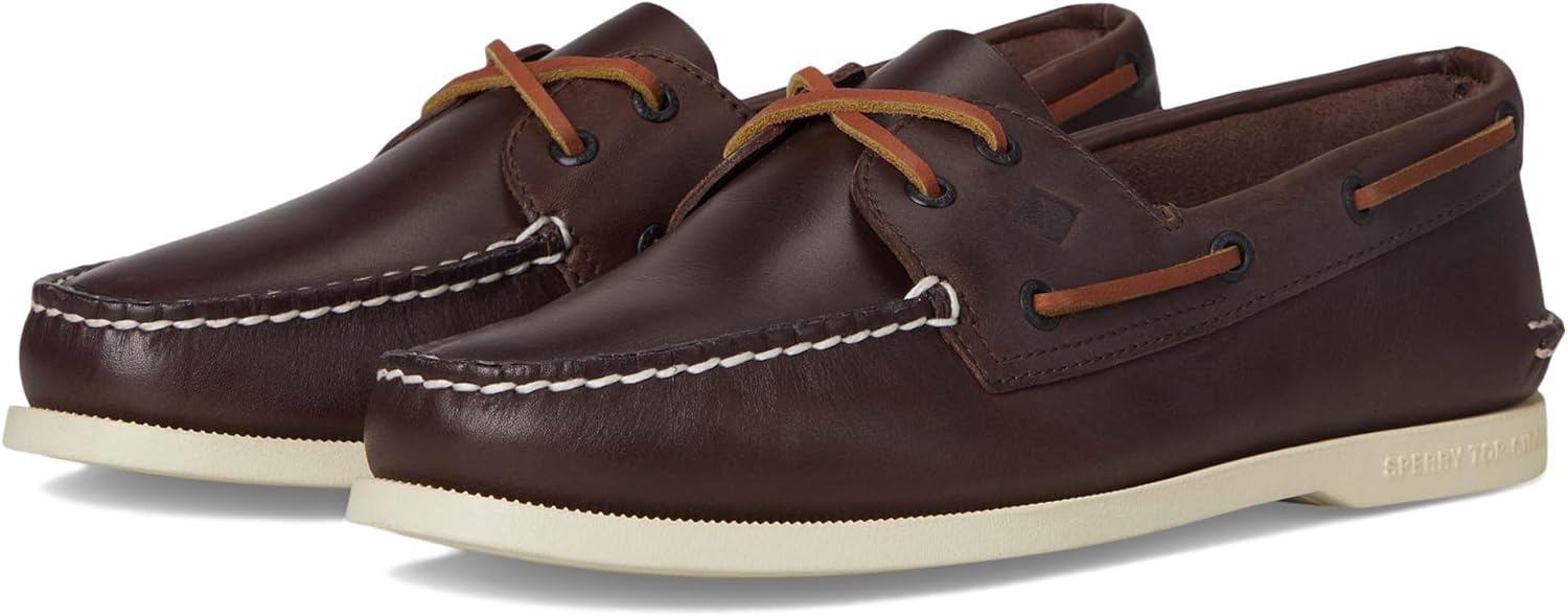 Sperry Authentic Original Chaussures Bateau à 2 œillets pour Homme 43.5 EU Marron Foncé