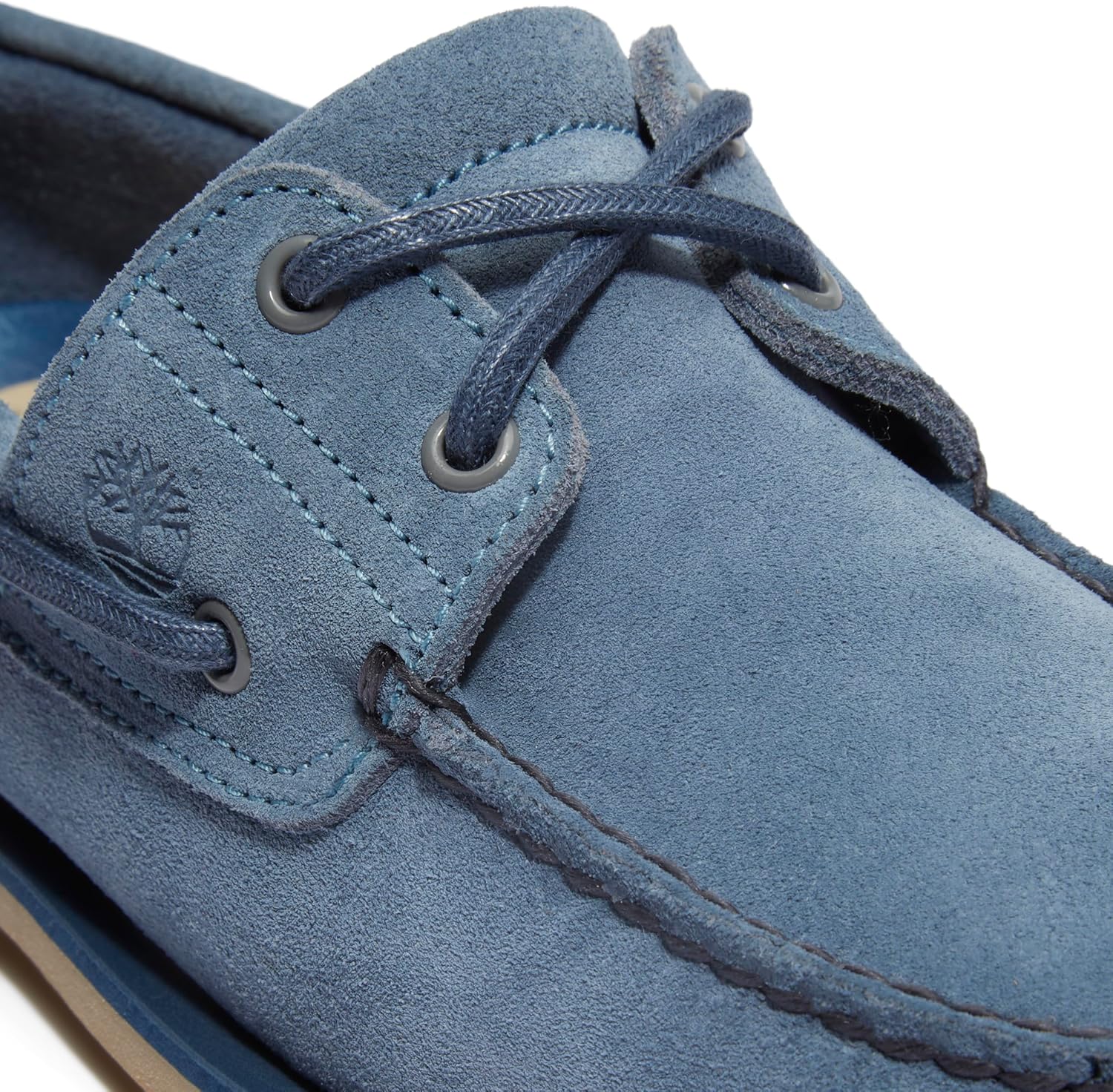 Timberland Homme Classic 2-Eye Chaussure Bateau 42.5 EU Large Daim Bleu Moyen