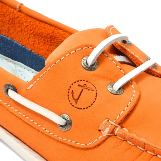 Chaussures Bateau pour Homme Celestún en Cuir Nubuck Orange 41 EU Orange
