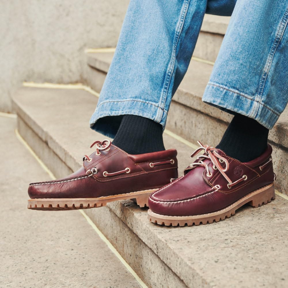 Trad HS 3 Eye Lug, Chaussures Basses Homme Marron Burgundy Full Grain 43.5 EU