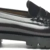 Test Sebago Dan Lug Cuir Femme Burgundy : le mocassin chic qui assume sa semelle massive