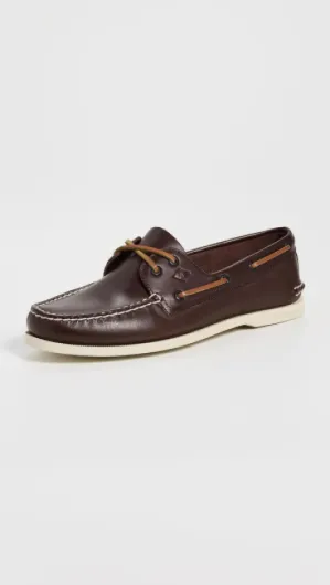 Sperry Authentic Original Chaussures Bateau à 2 œillets pour Homme 43 EU Large Marron Foncé