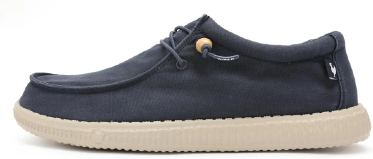 WP150 Washed - Mocassins pour Hommes - Chaussures Bateau - Slipon Loafers - Baskets d'été - Sneakers - Pantoufles Estivales - Chaussures de Walkinpitas 42 EU Marin