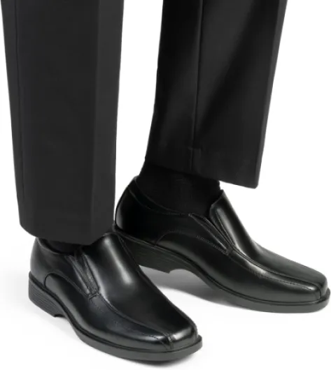 Mocassin Homme Classique Chaussures Bateau et Mocassins Hommes Confortable pour Marche Bureau Extérieur 44 EU Noir